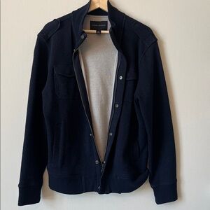 Banana Republic Dark Blue Knit Sweater Jacket